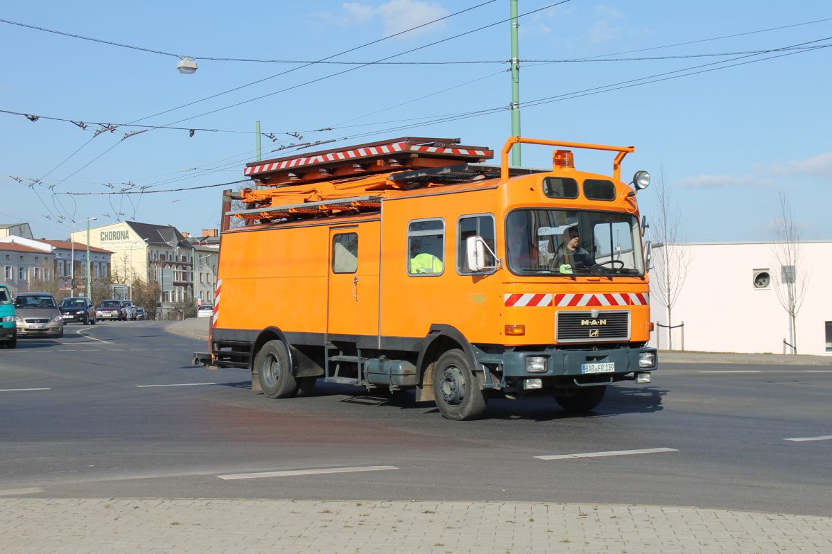 Eberswalde — Service vehicles of the trolleybus system • Wirtschaftsfahrzeuge des Obusbetriebs