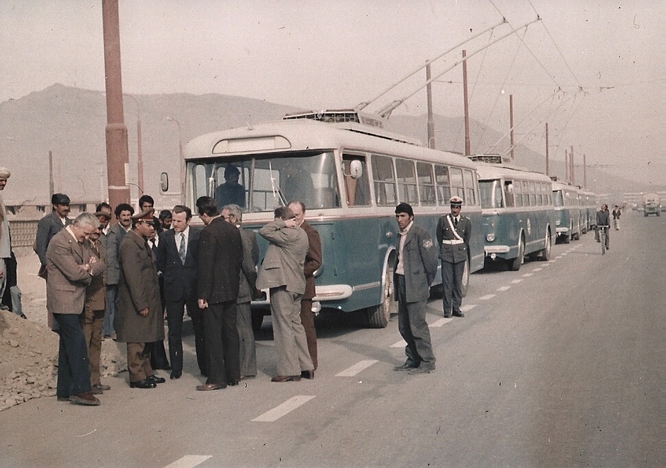 Кабул — Открытие троллейбусного движения 09.02.1979