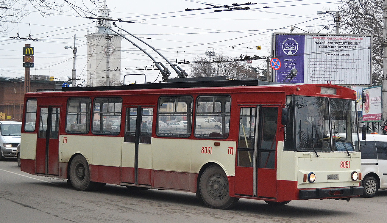 Крымский троллейбус, Škoda 14Tr02/6 № 8051