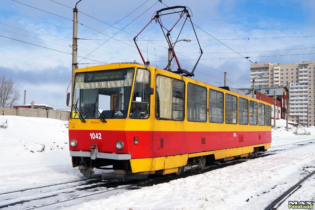 Барнаул, Tatra T6B5SU № 1042