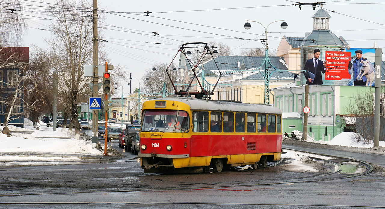 Барнаул, Tatra T3SU № 1104