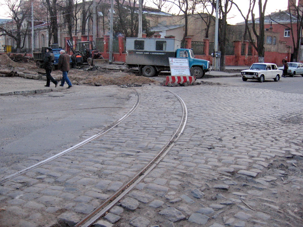 Одесса — 2006 — Реконструкция кольца «Парк Шевченко»