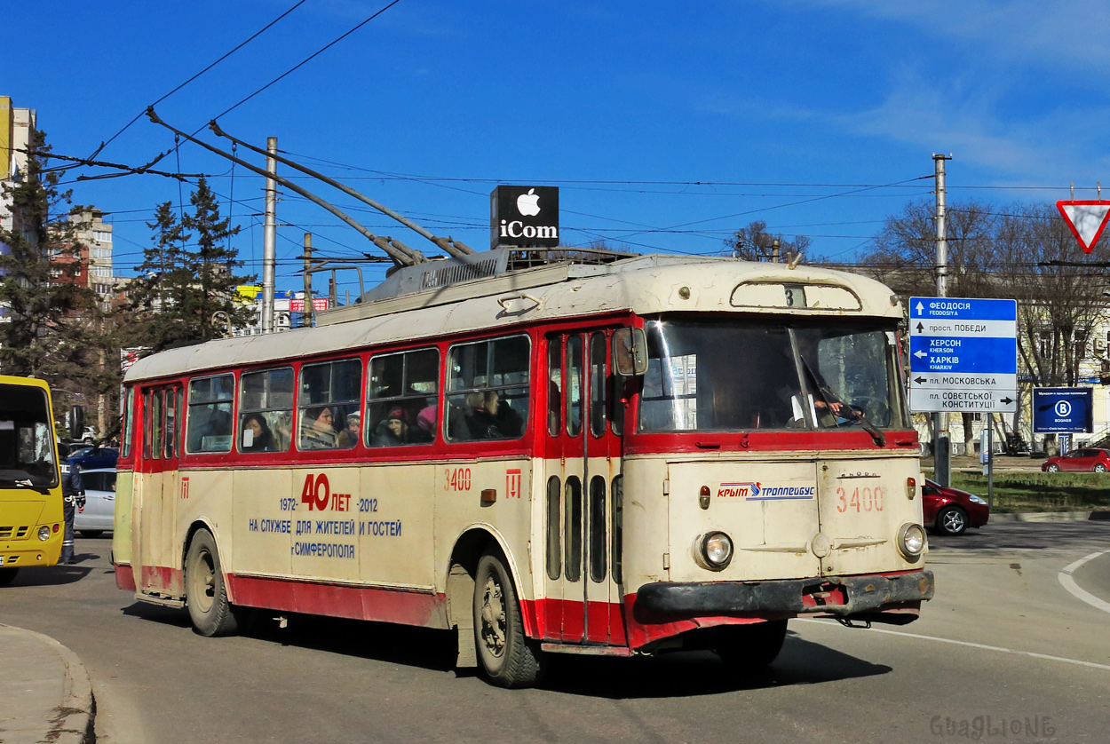 Crimean trolleybus, Škoda 9Tr17 # 3400