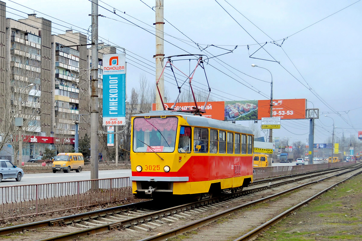 Volgograd, Tatra T3SU mod. VZSM č. 3025