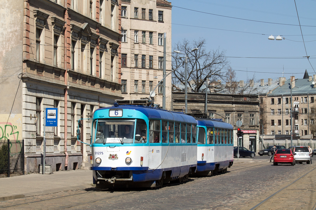 Riga, Tatra T3A № 51275