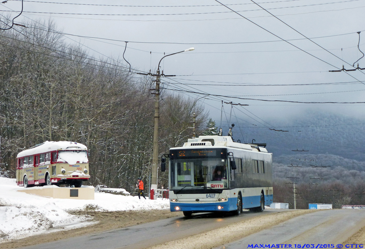 Crimean trolleybus, Bogdan T70115 № 6407