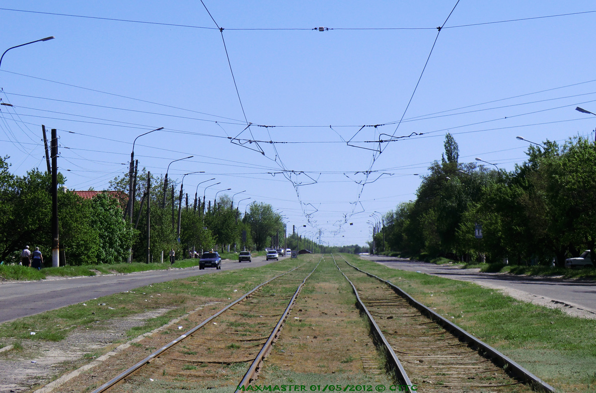 Luhansk — Tramway Lines and Infrastructure