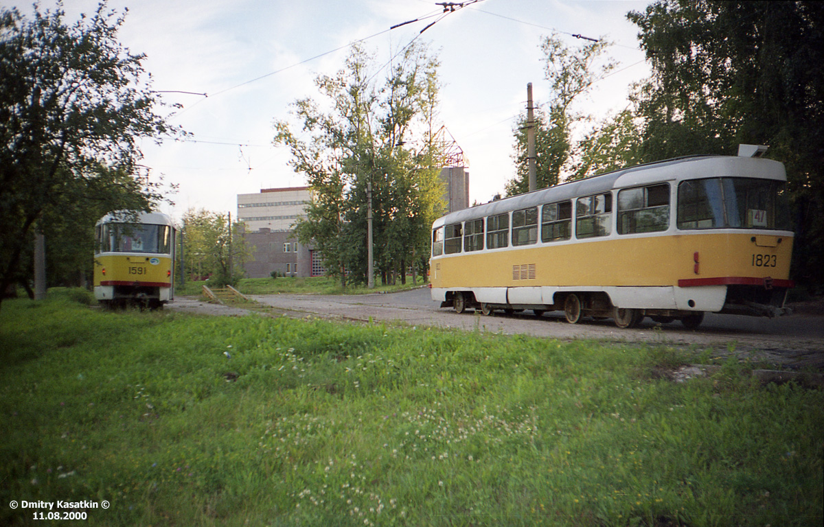 Москва, Tatra T3SU № 1591; Москва, Tatra T3SU № 1823