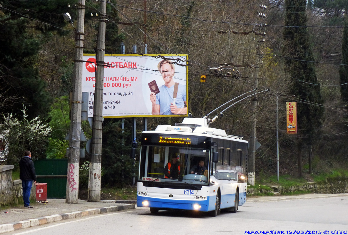 Troleibuzul din Crimeea, Bogdan T60111 nr. 6314