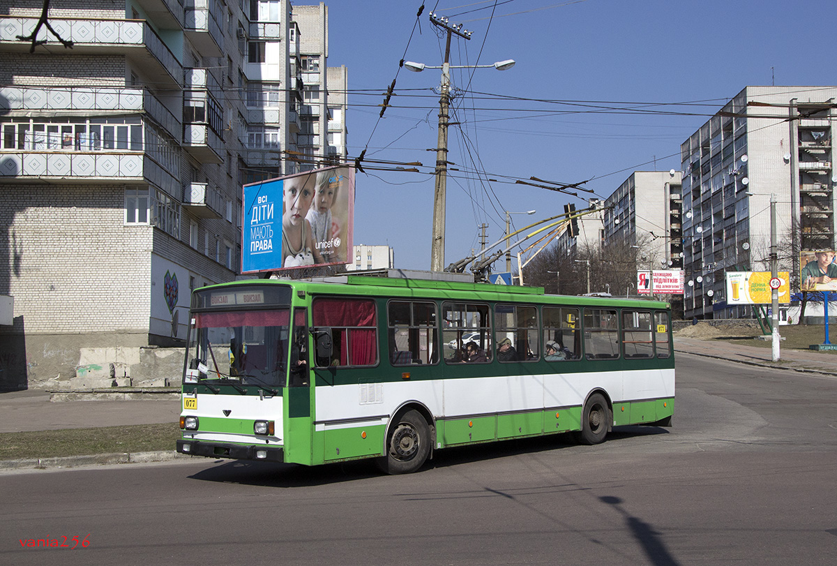 Житомир, Škoda 14TrM № 077