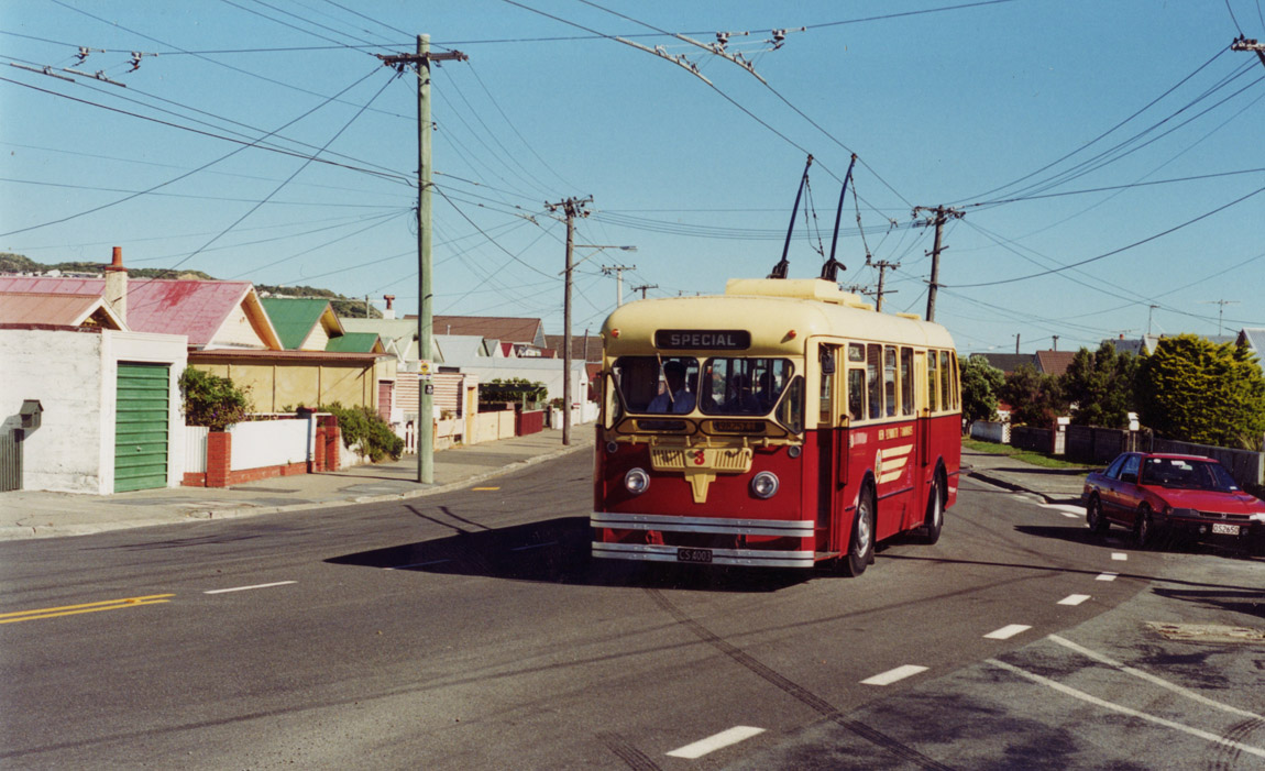 Ferrymead, Crossley TSD42/1 № 3; Wellington — Trolleybus Festivals