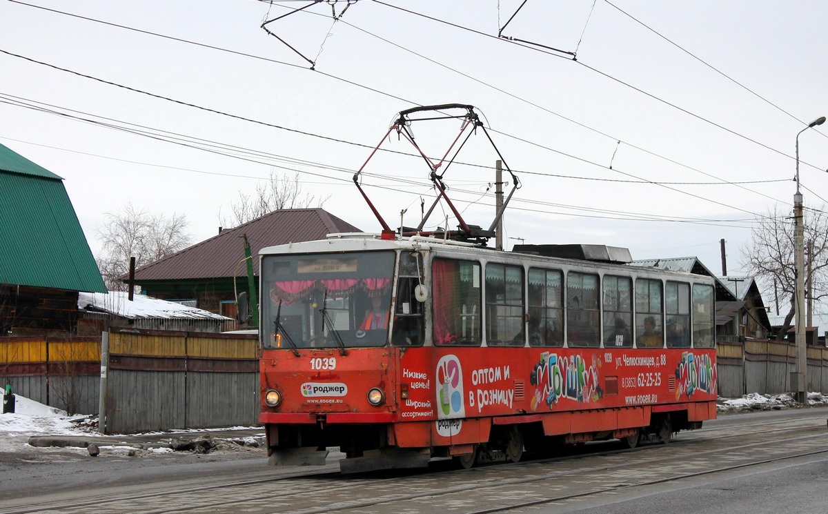 Барнаул, Tatra T6B5SU № 1039