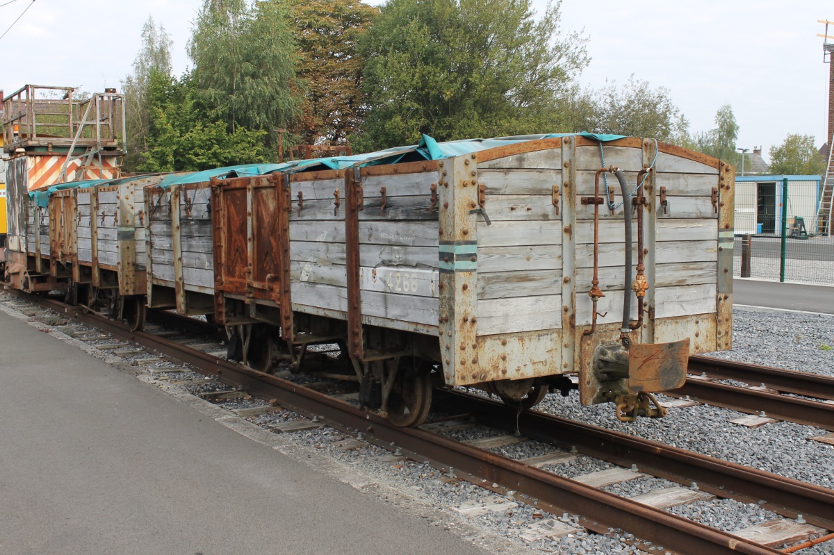 Charleroi, 2-axle trailer cargo car № 4268