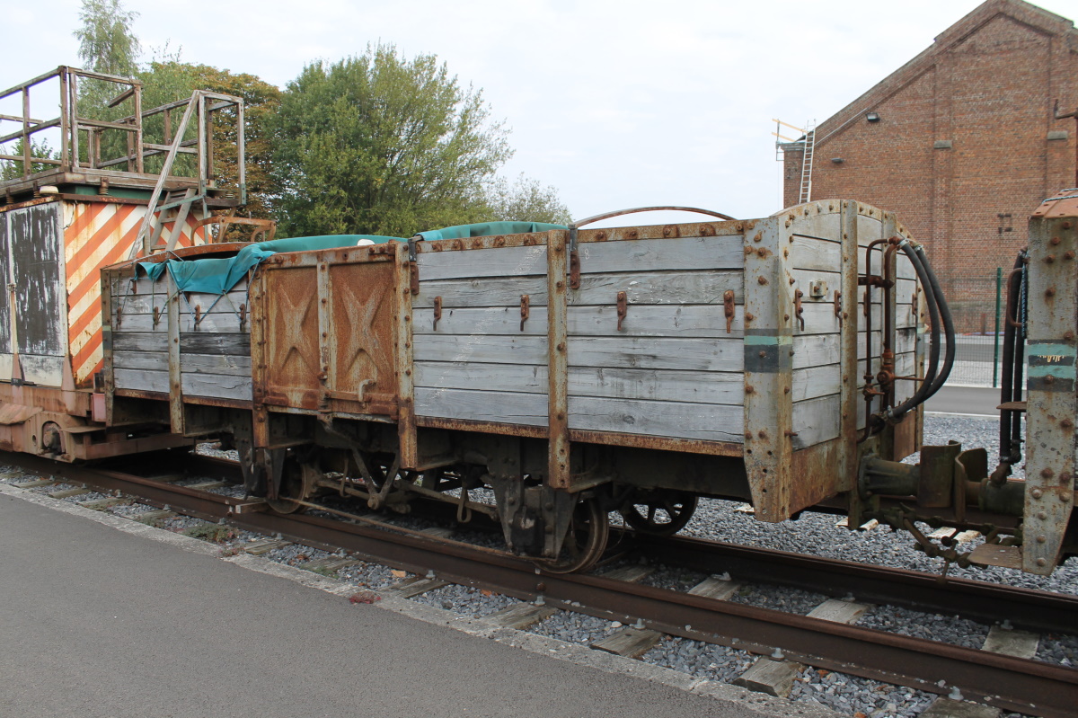 Charleroi, 2-axle trailer cargo car № 6755