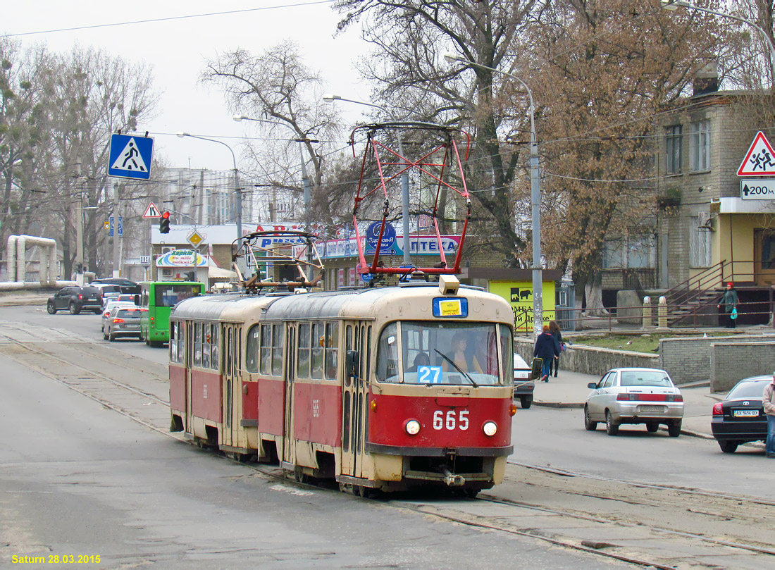 Харьков, Tatra T3SU № 665