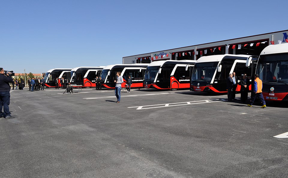 Malatya — Opening of Trolleybus Rapid Transit 10-11.03.2015