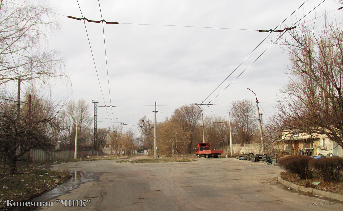 ჩერკასი — Trolleybus lines and infrastructure