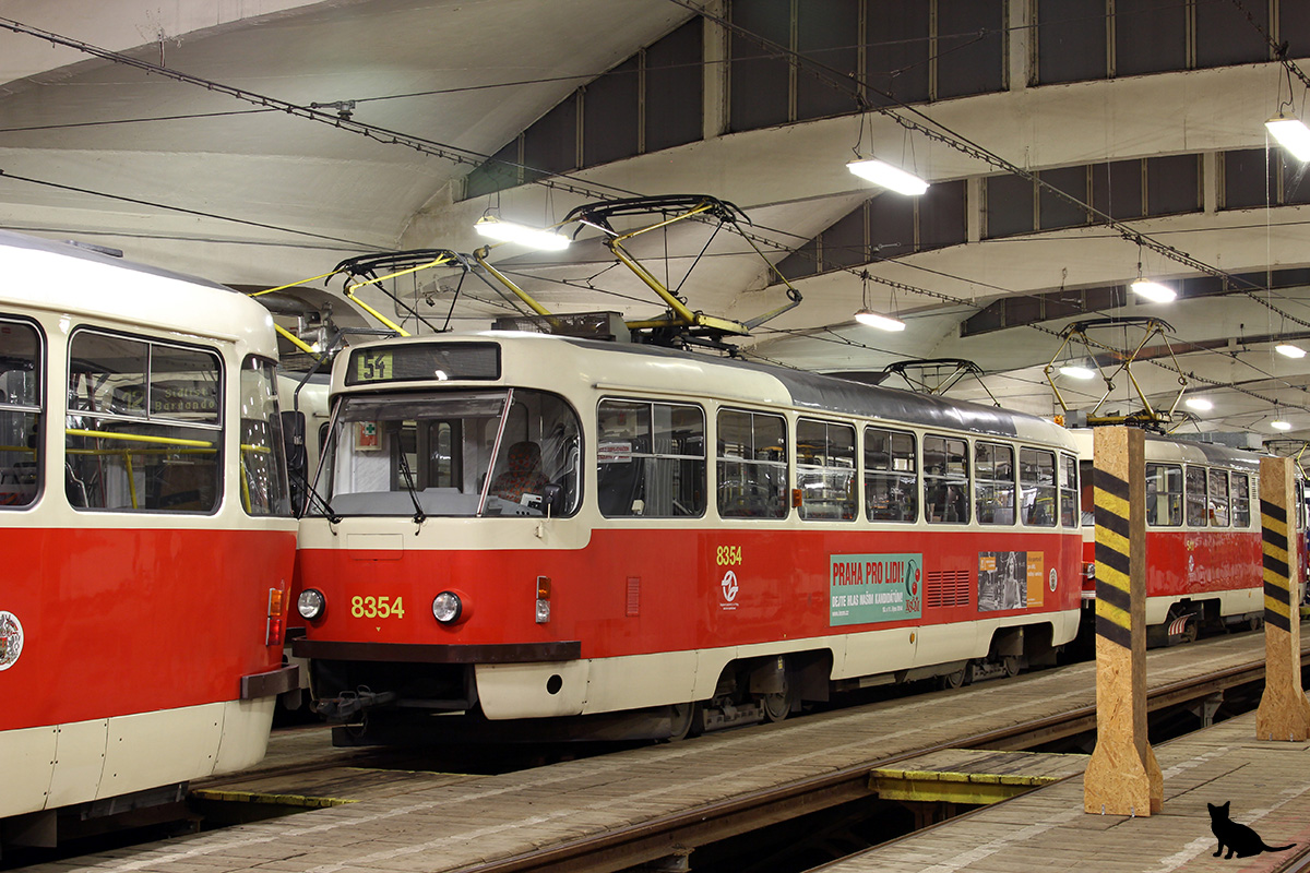 Прага, Tatra T3R.P № 8354