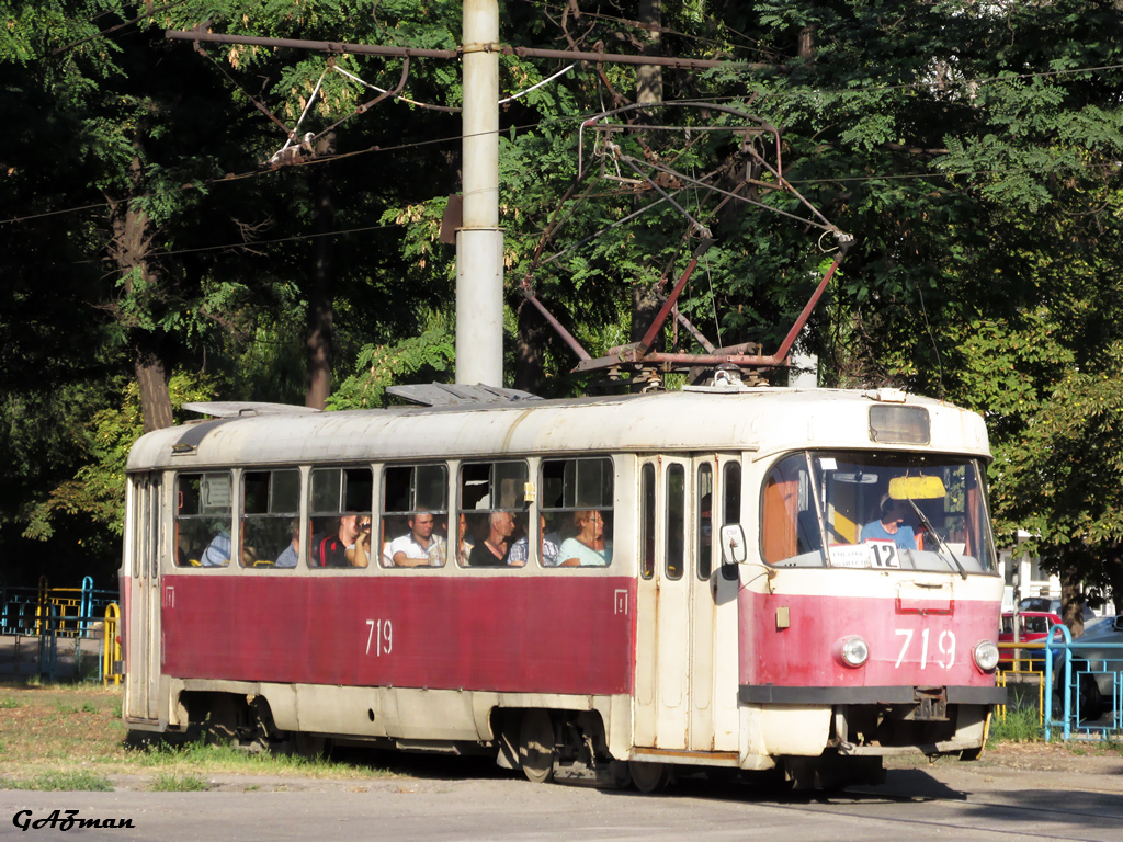 Zaporizhzhia, Tatra T3SU (2-door) # 719