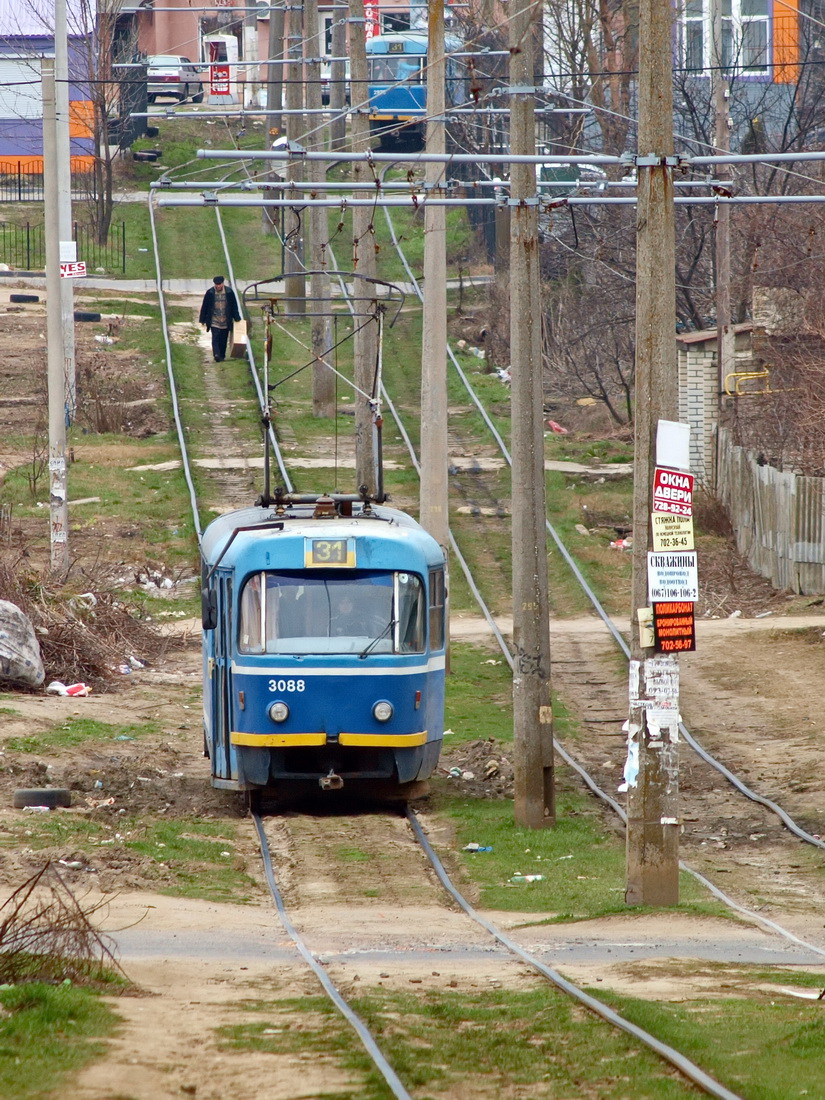 Odessa — Tramway Lines: Central Station to Lustdorf and the Fish Seaport