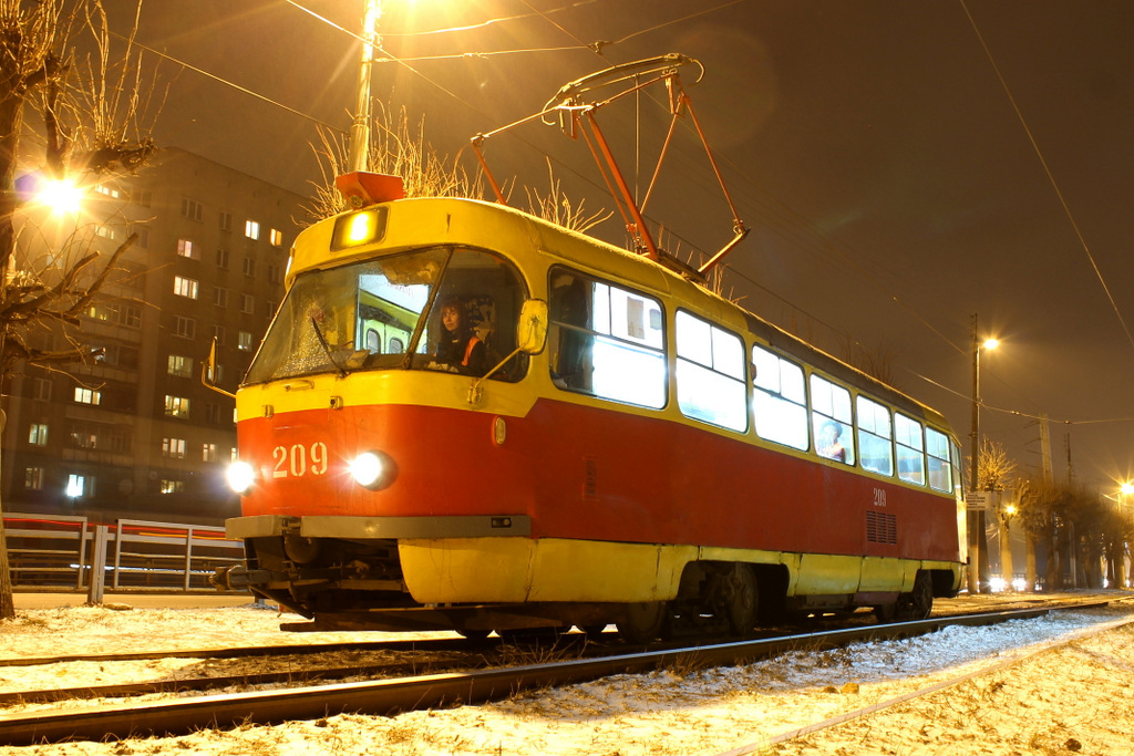 Тверь, Tatra T3SU № 209; Тверь — Трамвайные линии: Центральный район