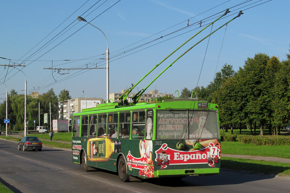 Каунас, Škoda 14Tr02/6 № 302