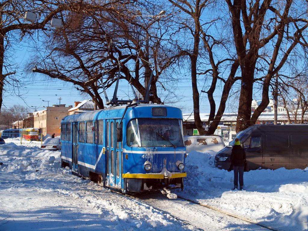 Одесса, Tatra T3R.P № 4019; Одесса — 27.12–30.12.2014 — Снегопад и его последствия