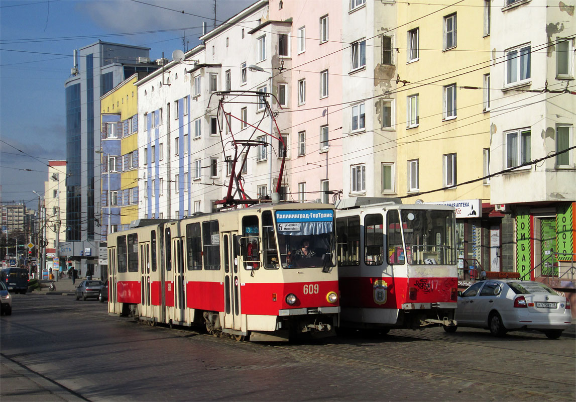 Kaliningrad, Tatra KT4D # 609