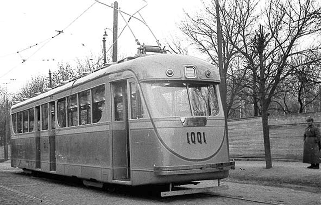 Москва, М-36 № 1001; Москва — Исторические фотографии — Трамвай и Троллейбус (1921-1945)