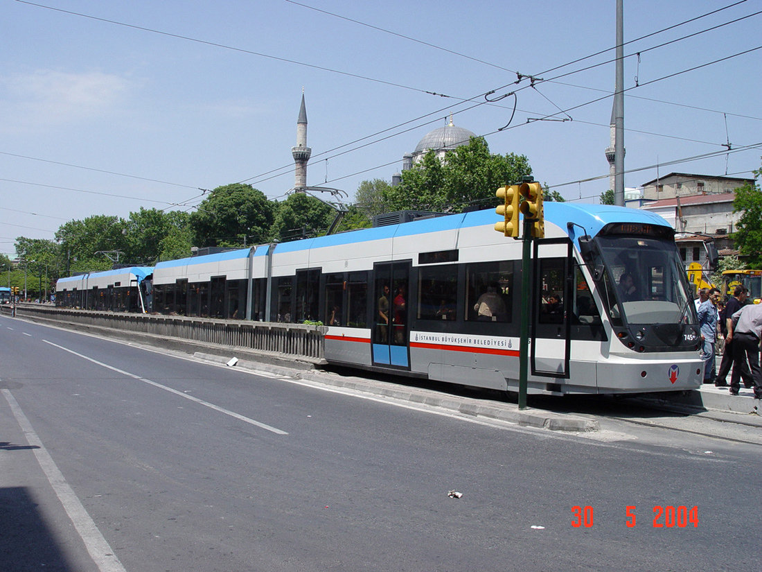 Istanbul, Bombardier Flexity Swift № 745; Istanbul — T1 tram line (Kabataş — Bağcılar) — Miscellaneous photos