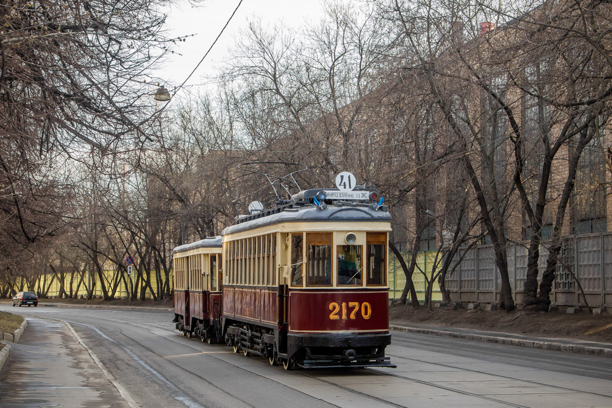 Moscow, KM № 2170; Moscow — Parade to116 years of Moscow tramway on April 11, 2015