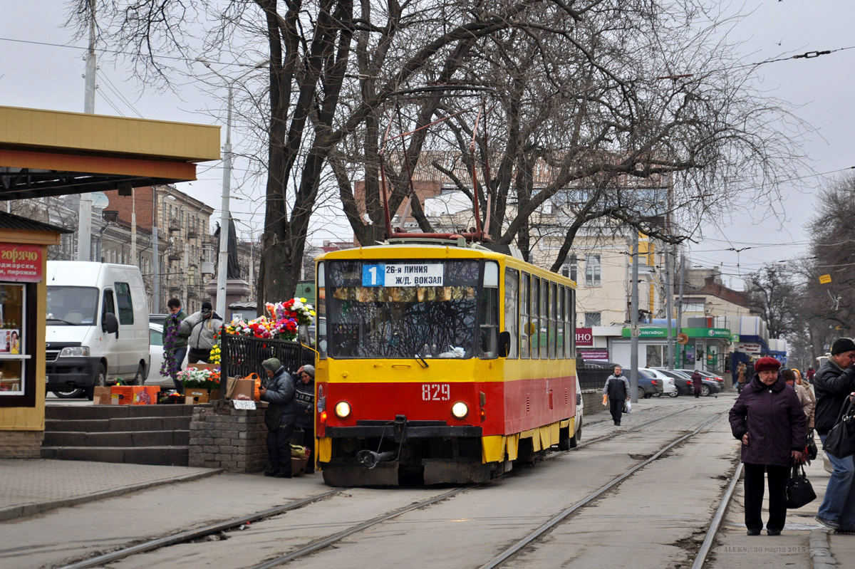 Ростов-на-Дону, Tatra T6B5SU № 829