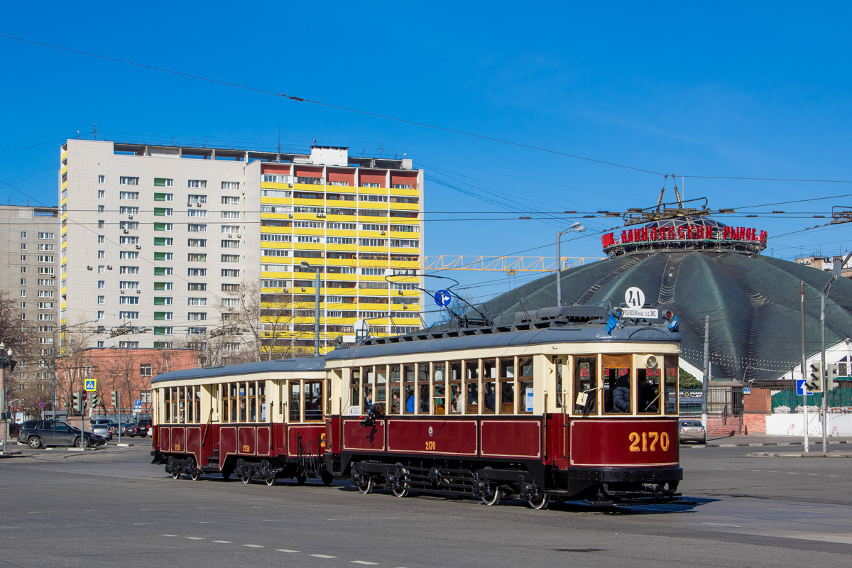 Moscova, KM nr. 2170; Moscova — Parade to116 years of Moscow tramway on April 11, 2015