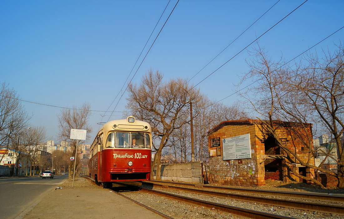 Vladivostok, RVZ-6M2 Nr 221; Vladivostok — Theme trams