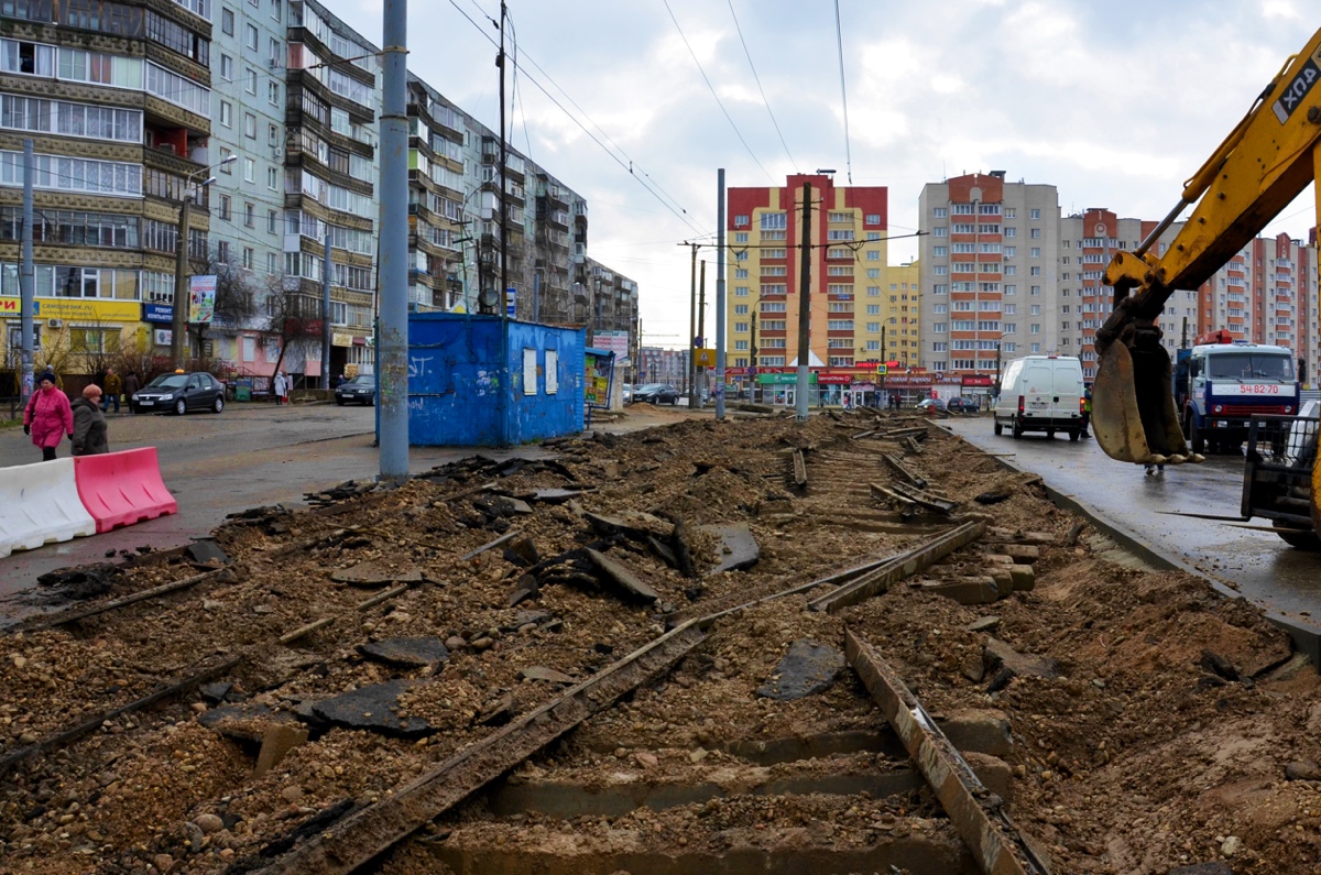 Smolenskas — Constructions, track reconstructions and repairings