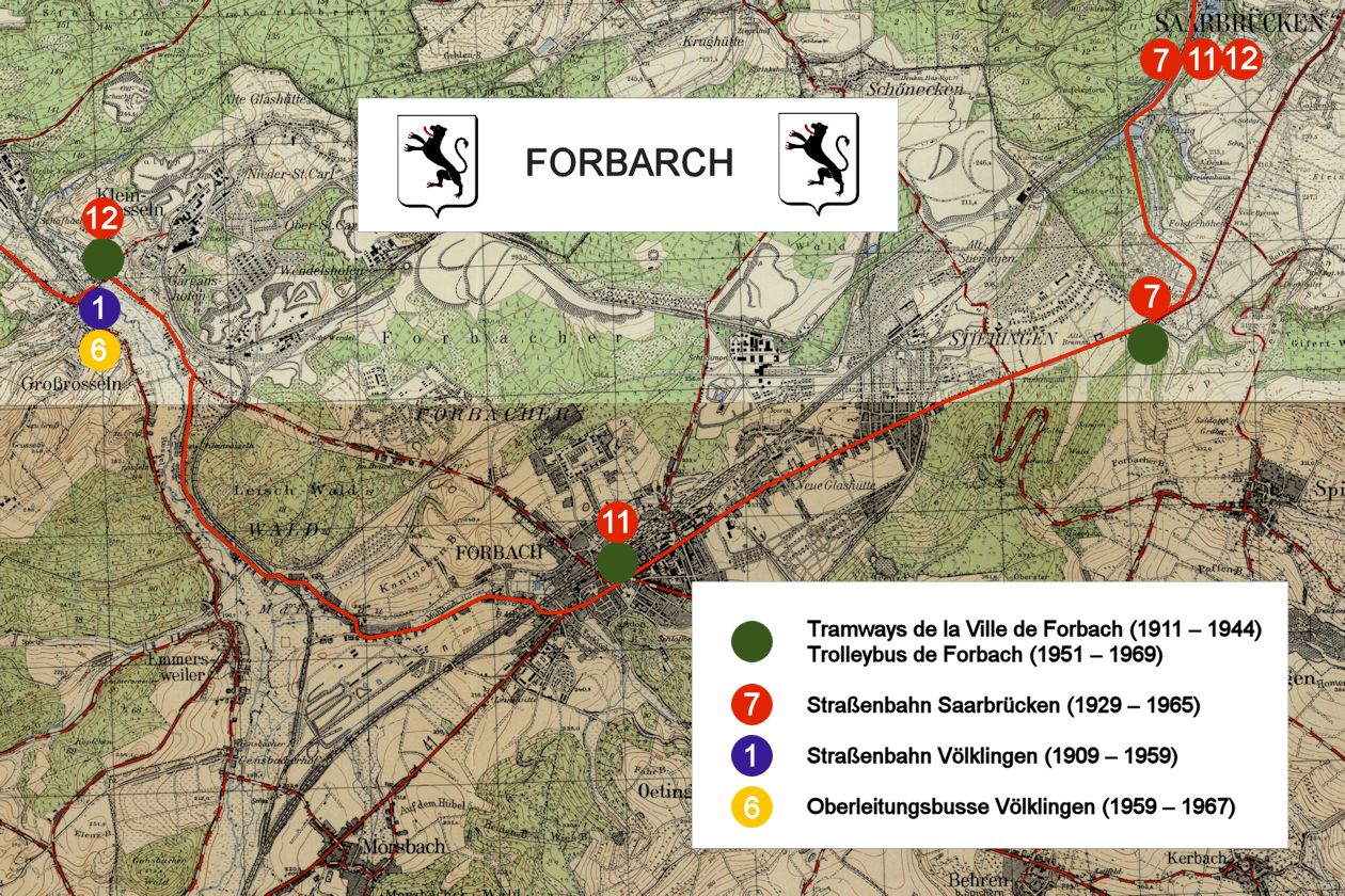 Forbach — Maps