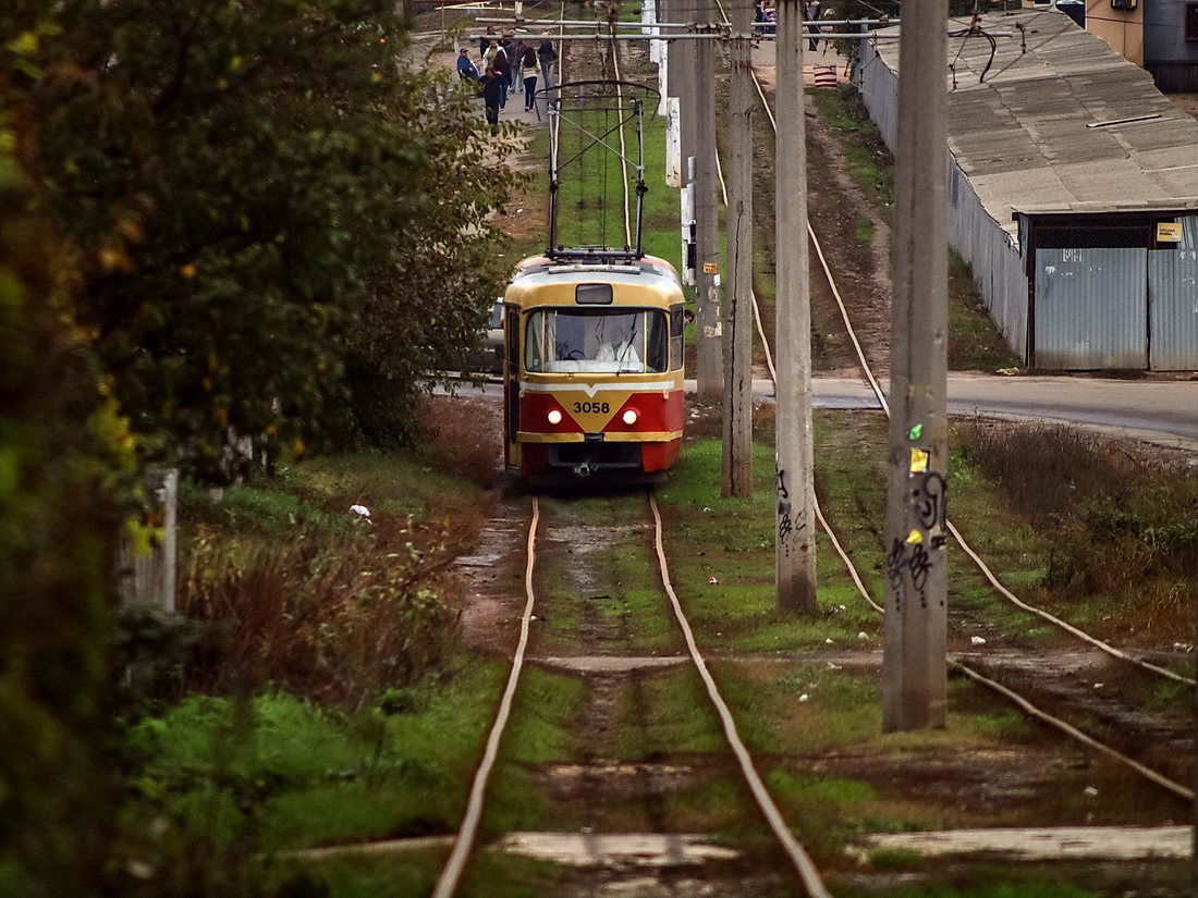 Odessa, Tatra T3SU (2-door) N°. 3058; Odessa — 03.11.2012 — Golden Autumn Phototravelling