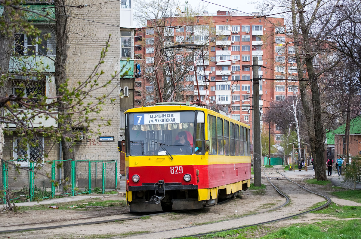 Ростов-на-Дону, Tatra T6B5SU № 829