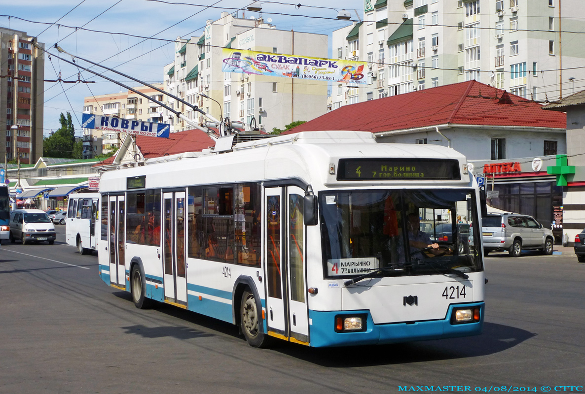 Crimean trolleybus, BKM 32102 № 4214