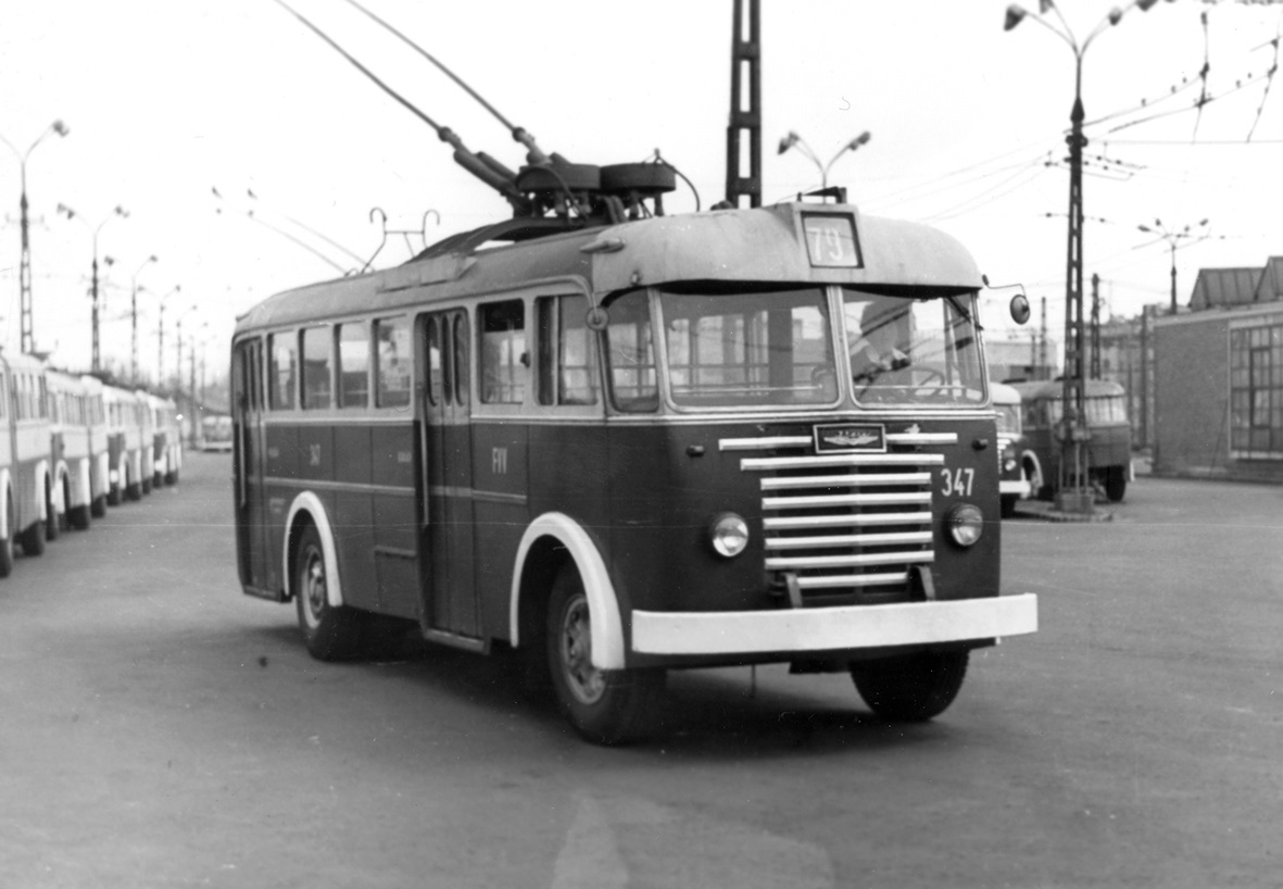 Budapest, Ikarus 60T № 347; Budapest — Trolleybus depot