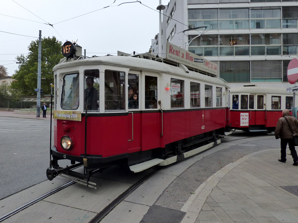 Вена, Graz Type M № 4023; Вена — Tramwaytag 2014