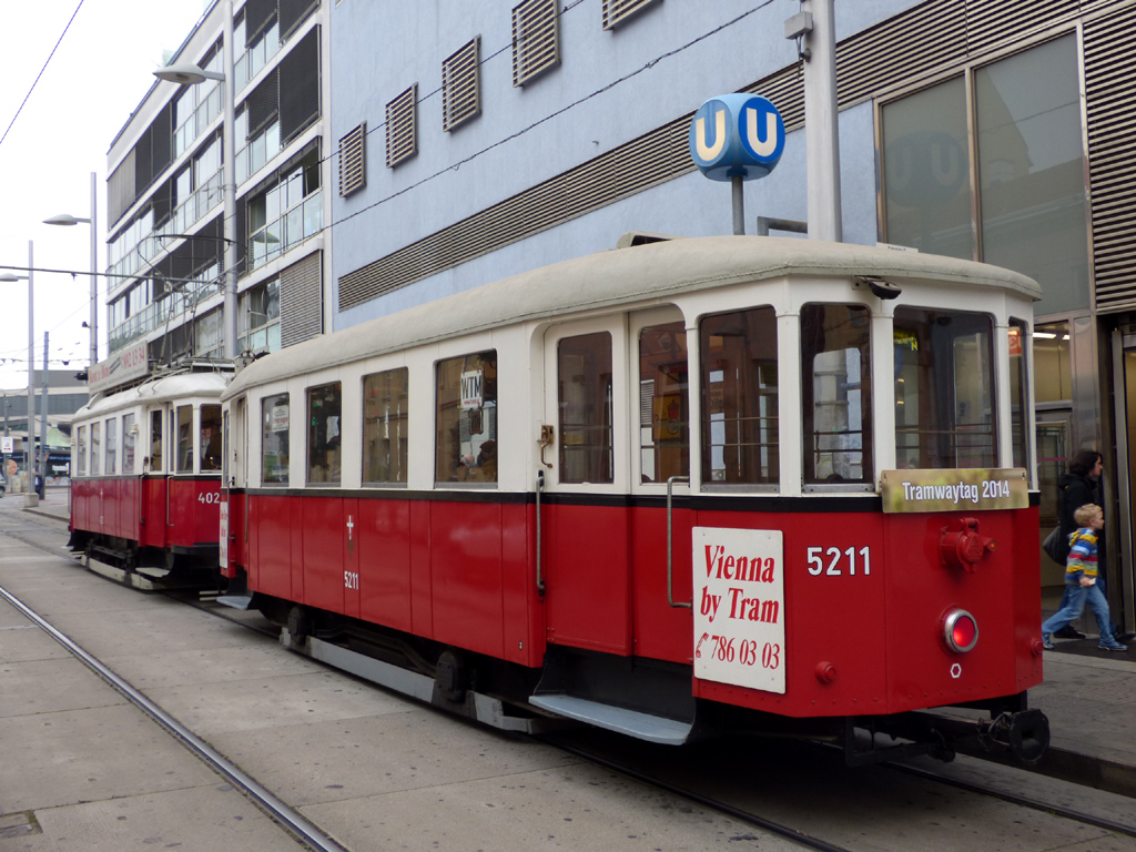 Вена, Simmering Type  m2 № 5211; Вена — Tramwaytag 2014