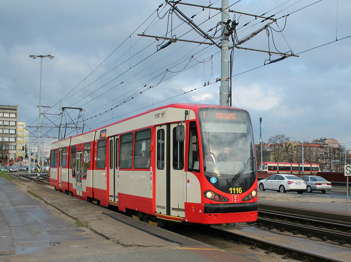 Gdańsk, Duewag N8C-MF 01 Nr 1116