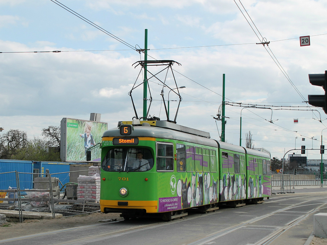 Poznań, Duewag GT8 № 701
