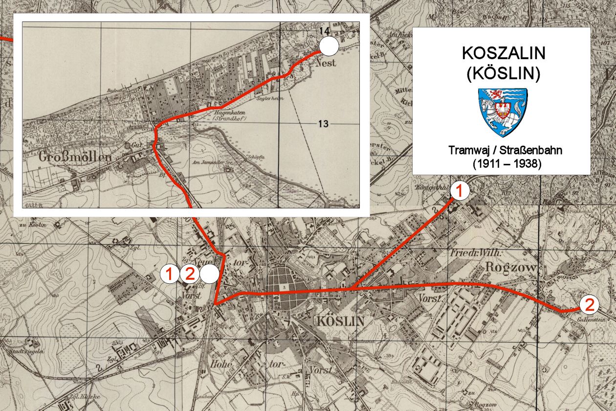 Koszalin — Maps