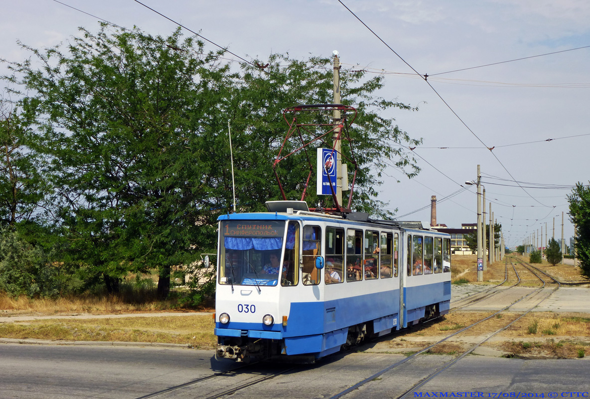 Evpatoria, Tatra KT4SU # 030