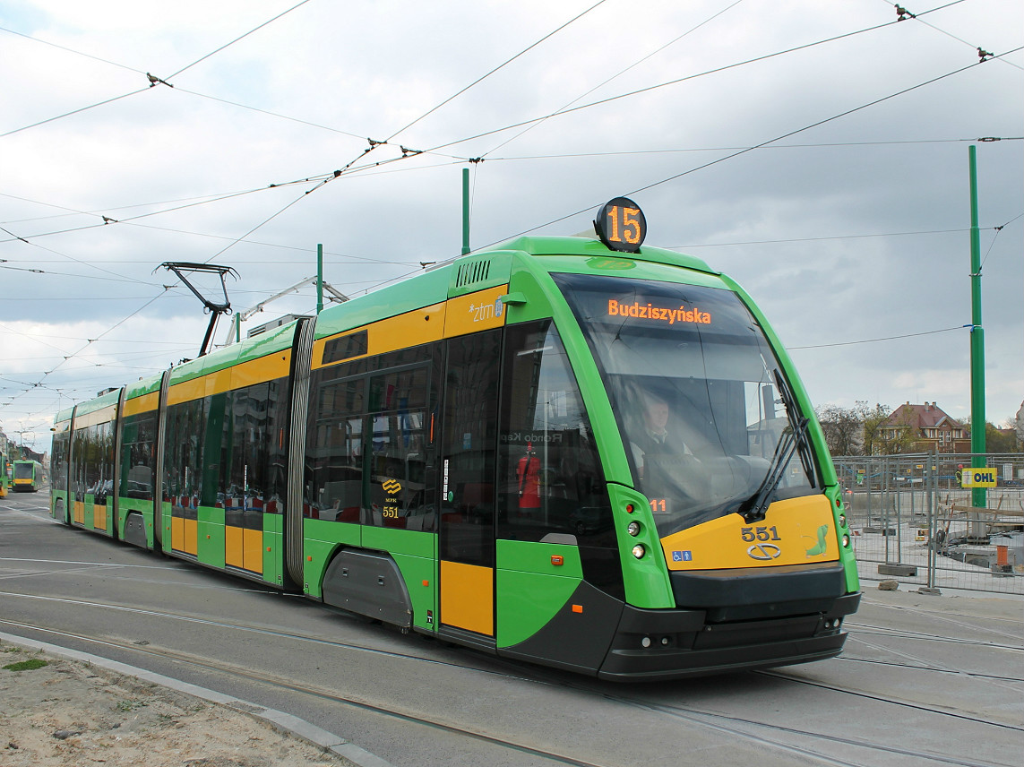 Poznań, Solaris Tramino S105p № 551