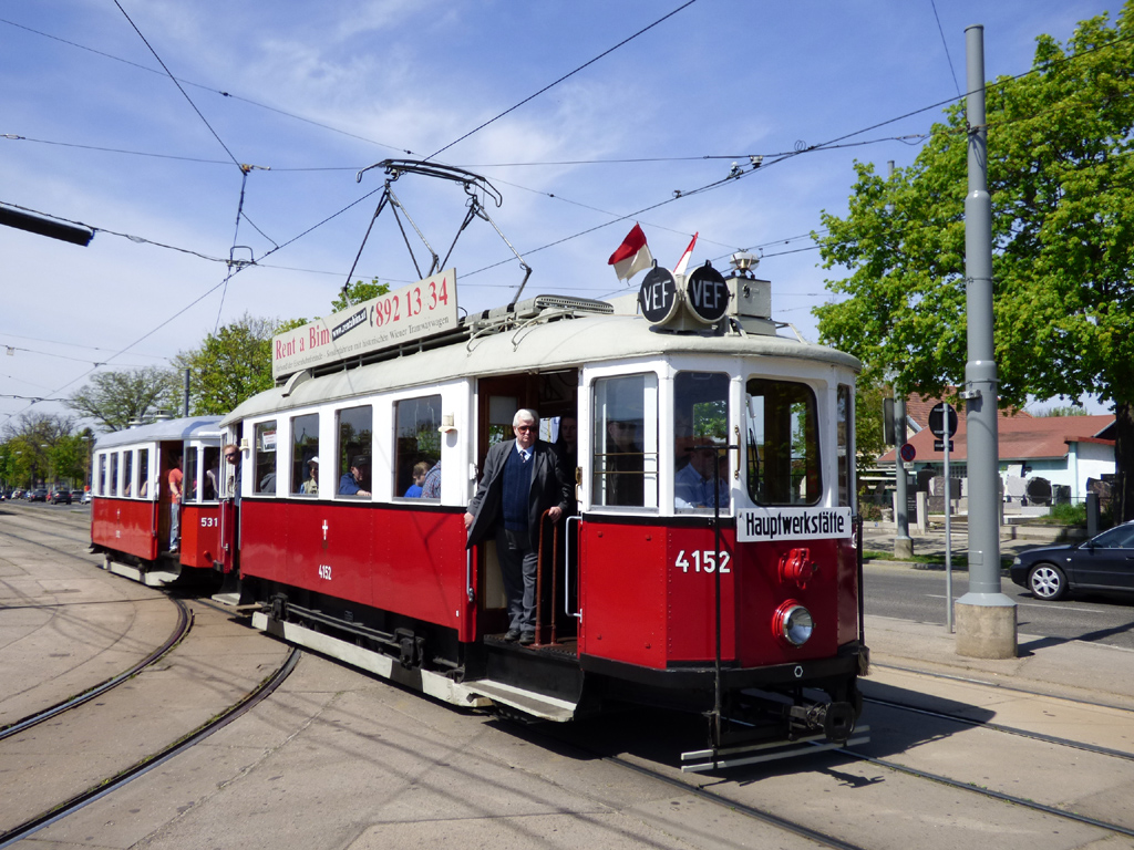 Вена, Simmering Type M1 № 4152; Вена — Tramwaytag 2015