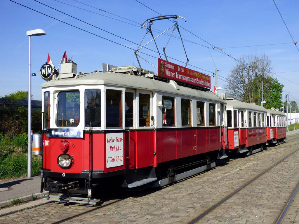 Вена, Lohner Type M № 4101; Вена — Tramwaytag 2015