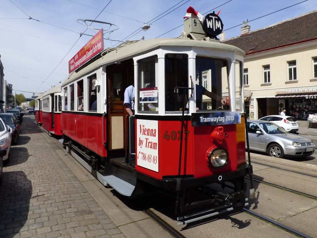 Вена, Lohner Type M № 4077; Вена — Tramwaytag 2015